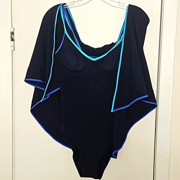 M&S One Piece Bathing Suit, 12/14 - Picture 1 of 8